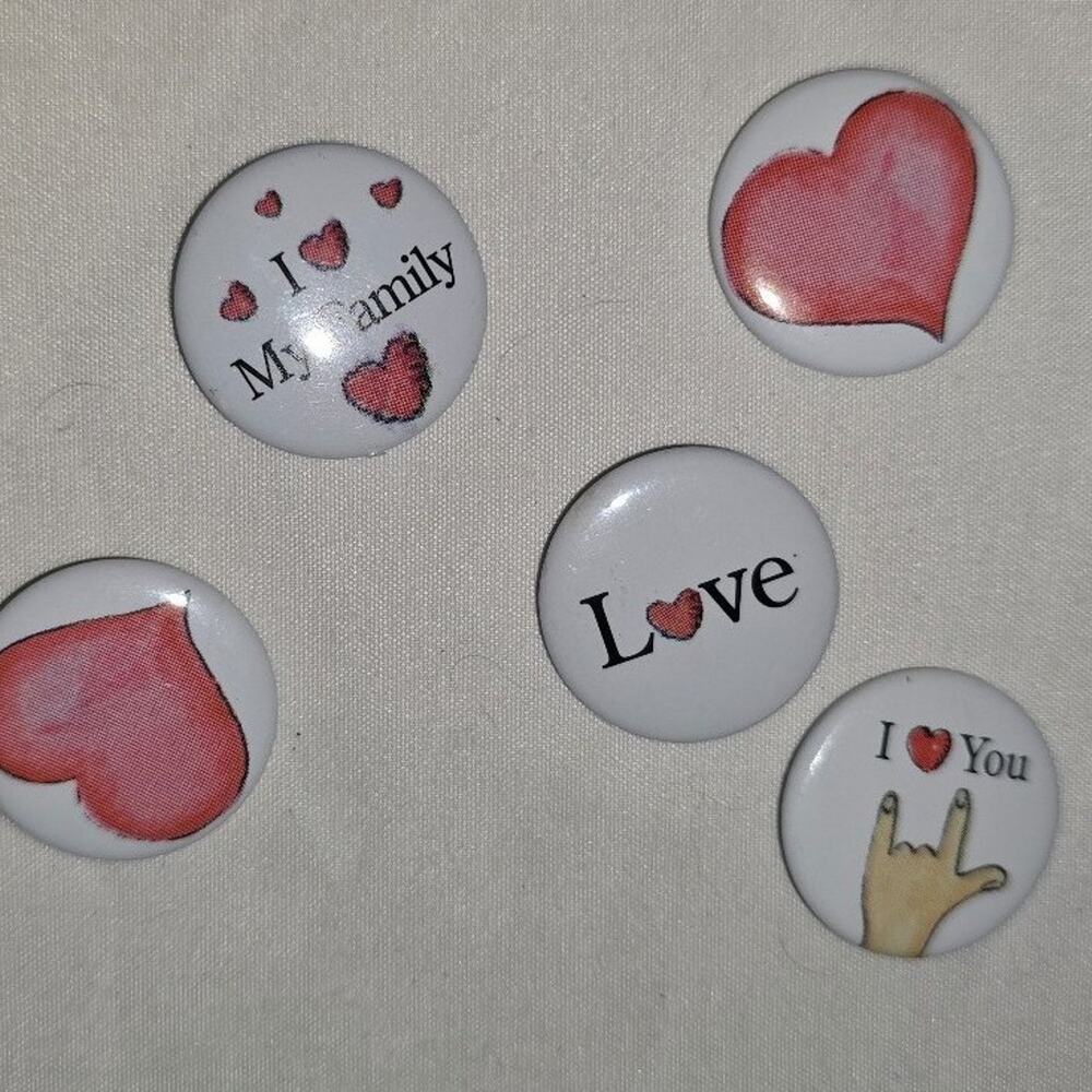 American Girl Pin 1994 Bundle of 5  (Hearts)